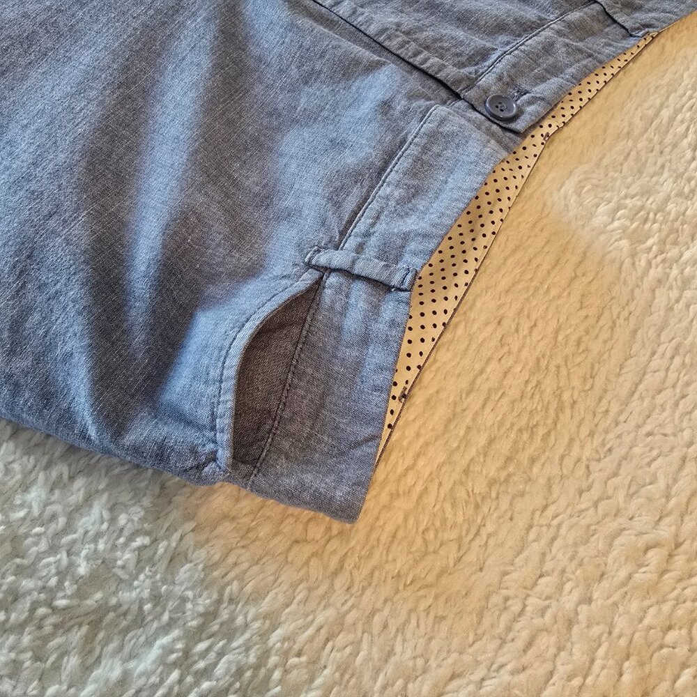 Talbots Sky Blue Perfect Cropped Pants Size 16 - Picture 12 of 16